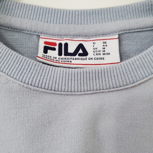 FILA Light Blue Pullover Sweater - Picture 3 of 6